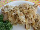 French Onion-Pork Chops Skillet