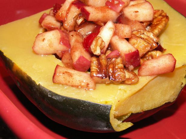 Cranberry Apple Stuffed Squash. Photo by JanuaryBride
