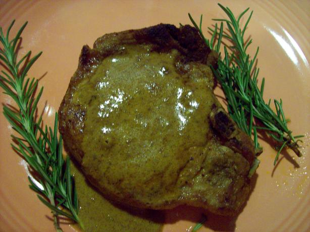 Pork Chops With Hard Cider Pan Sauce. Photo by Boo Chef in West Texas