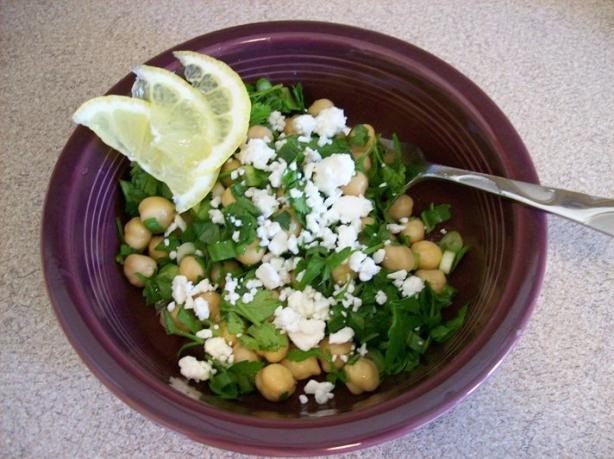 Turkish Chickpea Salad (Nohut Salatasi). Photo by MissLinguist