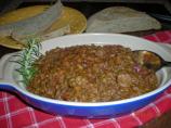 Rosemary-Scented Lentils and Sausage