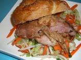 Ming Tsai's Hoisin Pork Tenderloin Sandwiches With Napa Slaw