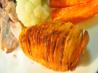 Hasselback Potatoes. Recipe by Sara 76