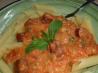 Pasta With Pink Vodka Sauce and Sausage