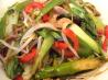 Stir Fried Pork With Bok Choy and Noodles. Recipe by The Flying Chef