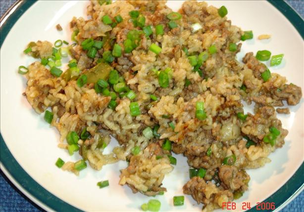 Dirty Rice (NO LIVERS). Photo by lets.eat