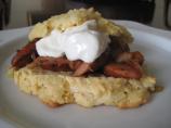 Tomato and Kielbasa Shortcake