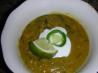 Curried Red Lentil and Swiss Chard Soup. Recipe by Debbie R.