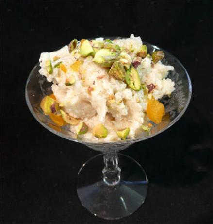 Pistachio Rice Pudding. Photo by Mikekey