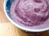 Tahini Blueberry Blender Ice Cream (Raw Food)