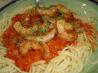 Linguini With Garlicky Shrimp and Fresh Tomatoes