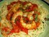 Linguini With Garlicky Shrimp and Fresh Tomatoes