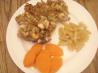 Pork Chops With Savory Apple Stuffing. Recipe by MarthaStewartWanabe