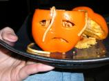 Halloween Jack-O-Lantern Pasta Dinner. Photo by Lizzymommy