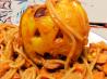 Halloween Jack-O-Lantern Pasta Dinner