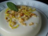 Honey Sage Panna Cotta With Toasted Pignoli