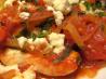 Tomato-Braised Fish Wth Feta and Lemon. Recipe by Chef1MOM~Connie