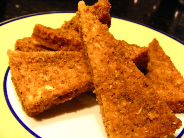 Chile Cornmeal Crusted Tofu. Photo by Kozmic Blues