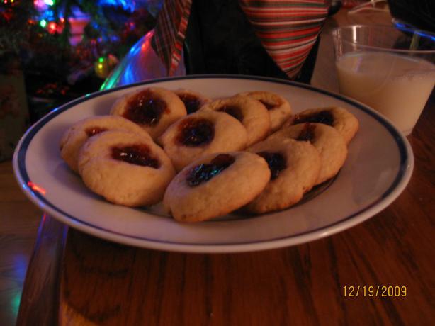 Raspberry Thumbprint Cookies. Photo by Mrs. Hughes