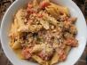 Pasta with Sausage, Tomatoes, and Cream