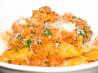 Pasta with Sausage, Tomatoes, and Cream