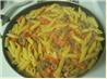 Pasta with Sausage, Tomatoes, and Cream