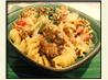 Pasta with Sausage, Tomatoes, and Cream