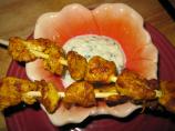 Bombay Spiced Chicken Skewers