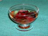 Crystal Clear Punch With Fruit Cubes