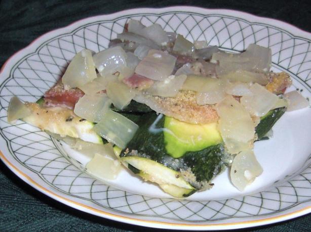 Zucchini Con Grana Padanao (Layered Zucchini With Grana Padano). Photo by KateL