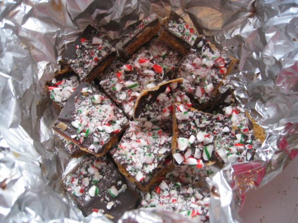 Chocolate Toffee Graham Treats. Photo by BBMinx