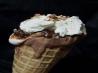 No Ice Cream Nutella Cones. Recipe by 2Bleu
