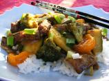 Stir Fried Orange Beef