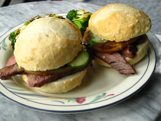 Grilled Thai Steak Sandwiches. Photo by WiGal