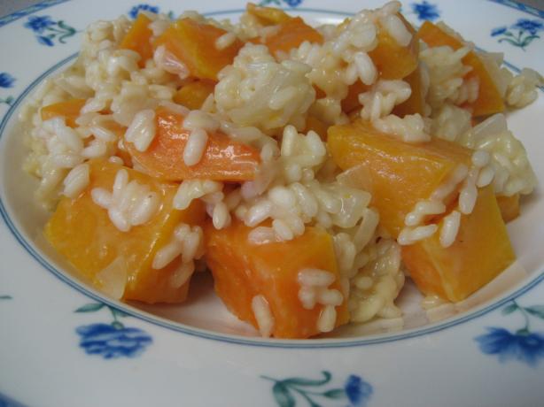 Butternut Squash and Vanilla Risotto. Photo by Maggie, Cooking