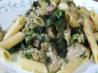 Penne With Spicy Sausage and Chard. Recipe by dicentra