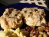 Traditional Biscuits N' Gravy (W/Sausage - Gluten Free). Recipe by Emily Elizabeth