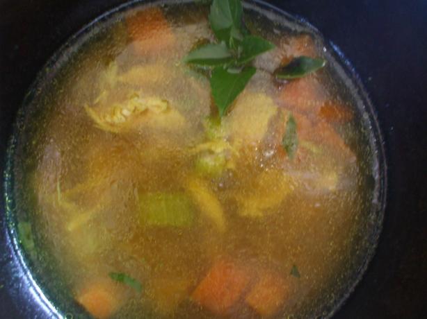 Yellow Curry Chicken & Rice Soup. Photo by Mami J