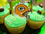 Decorated Football Poke Cupcakes