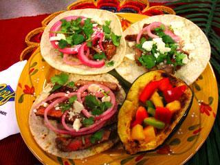 Adobo Beef Tacos With Pickled Red Onions. Photo by LilPinkieJ