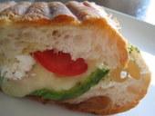 Grilled Avocado Sandwich With Garlic Spread. Photo by 3 Zesty Lemons