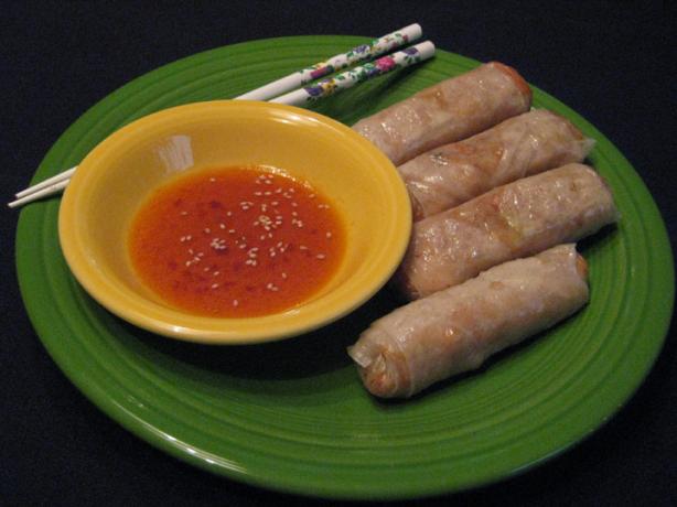 Baked Chicken Spring Rolls. Photo by Brooke the Cook in WI