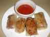 Baked Chicken Spring Rolls