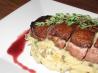 Crispy Skinned Duck With Truffled Red Currant Port Sauce and Tru