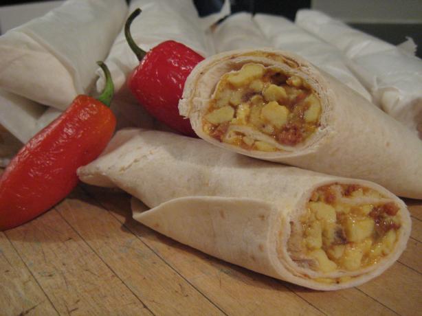 Chorizo and Egg Breakfast Burritos - OAMC. Photo by Cookin'Diva
