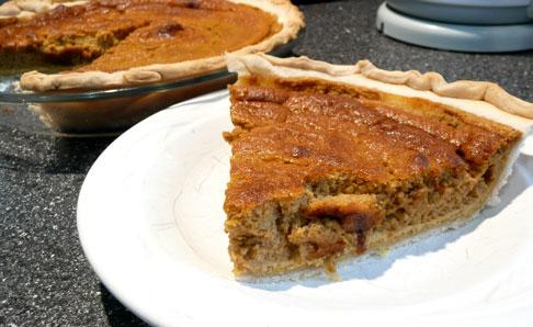 Orange Liqueur Pumpkin Pie. Photo by Mikekey