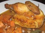 Marjoram Chicken (Or Hens) in White Wine Sauce