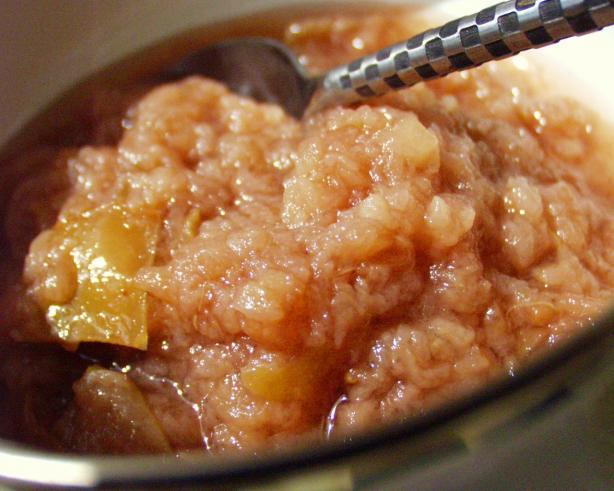 Easy Pink Applesauce. Photo by FLKeysJen