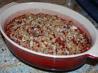 Cranberry Pear Crisp
