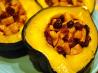 Acorn Squash With Cranberry Apple Stuffing. Recipe by Elana's Pantry